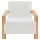 The Elowen Faux Fur Lounge Chair by Clayson Design