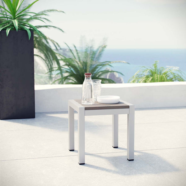 Aviana Outdoor Patio Aluminum Side Table
