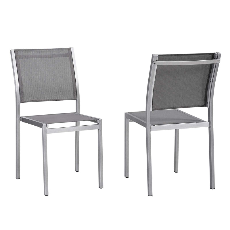 Aviana Side Chair Outdoor Patio Aluminum Set of 2