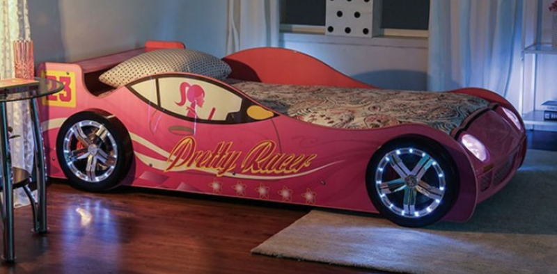 Unleash Your Child's Imagination with the Exquisite Glamour Racer Bed: The Perfect Blend of Fashion and Adventure!