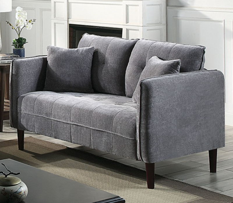 Sandalwood Cashmere Furniture of America Lynda Collection by ExceptionalHome Sofa, Loveseat & Club Chair