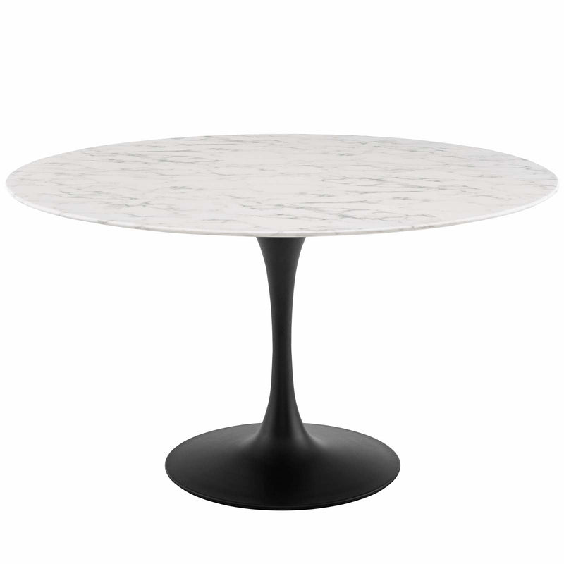 Ada 54" Round Artificial Marble Dining Table