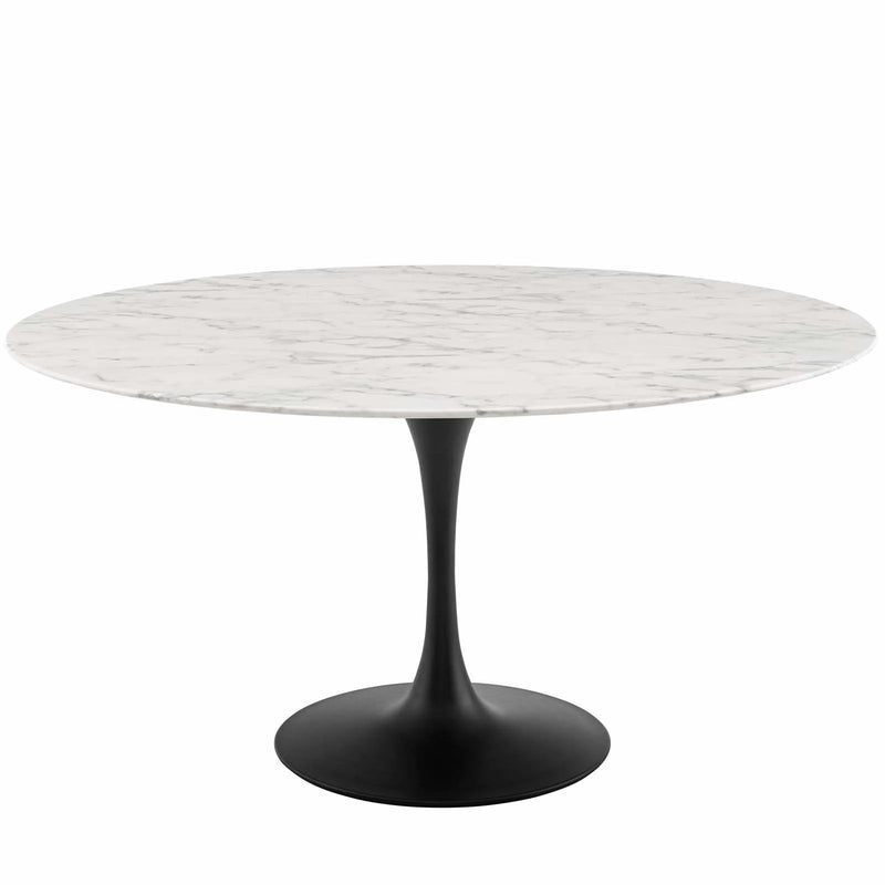 Ada 60" Round Artificial Marble Dining Table
