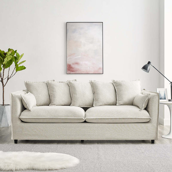 Zahir Slipcover Fabric Sofa