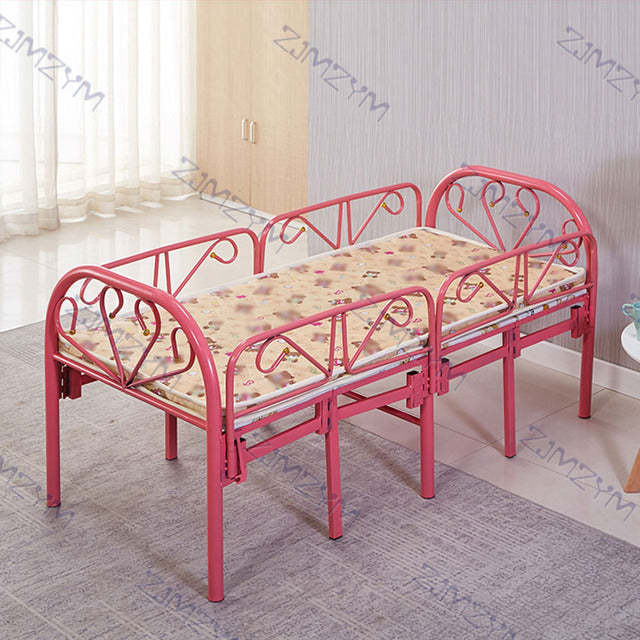 Children Folding Bed With Guardrail
