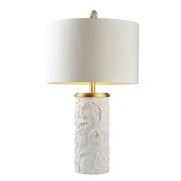 BRIGITTE CARVED STYLE TABLE LAMP