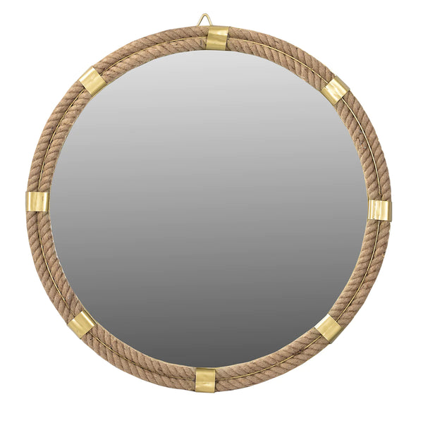 Double Corded Circle Ring Mirror