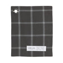 Angelique Plaid Gray King Duvet