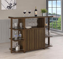 Evelio Mid-Century Modern Wine Cabinet by Clayson Design