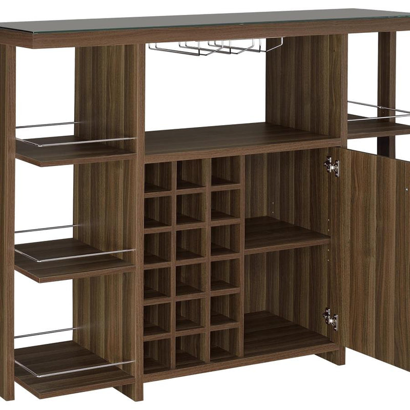 Evelio Mid-Century Modern Wine Cabinet by Clayson Design