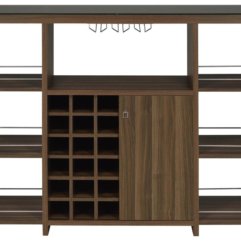 Evelio Mid-Century Modern Wine Cabinet by Clayson Design