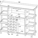 Evelio Mid-Century Modern Wine Cabinet by Clayson Design