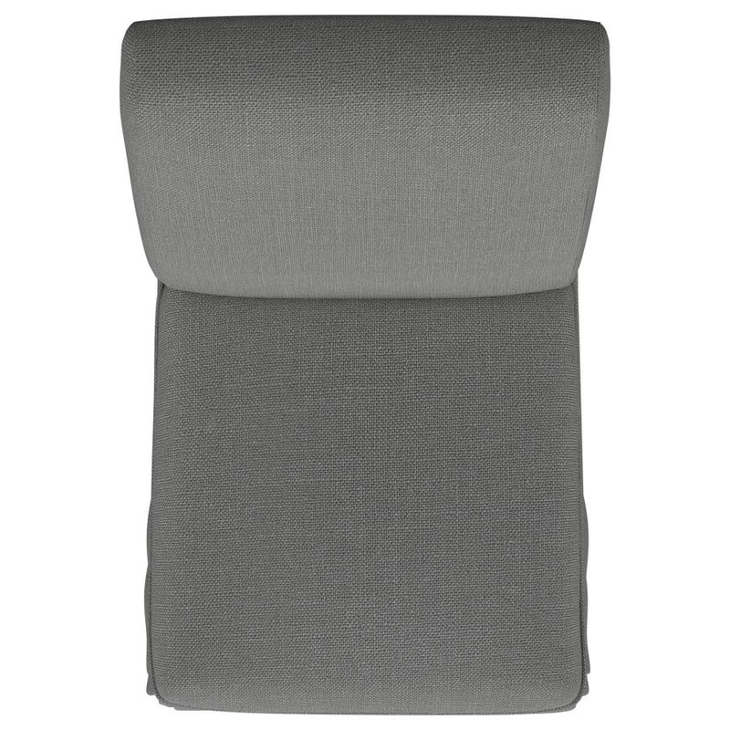Shawna Light Grey Skirted Side Chair (Set of 2) by Relani Family Furniture