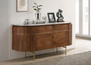 Ortega Marble-Top Sideboard by Clayson Design