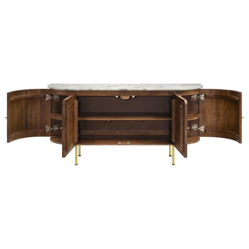 Ortega Marble-Top Sideboard by Clayson Design