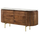 Ortega Marble-Top Sideboard by Clayson Design