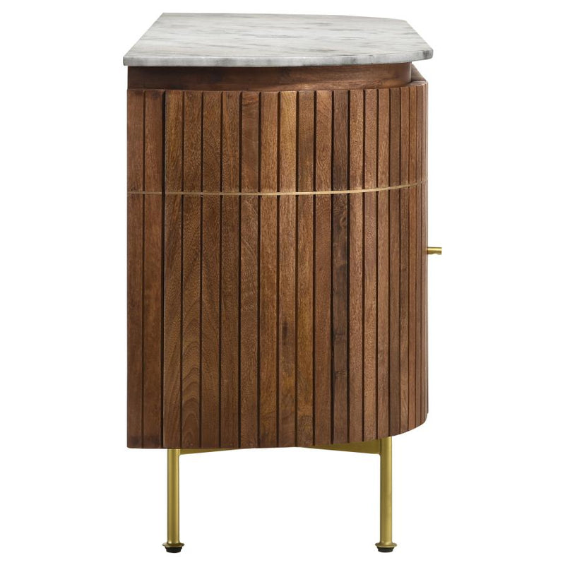 Ortega Marble-Top Sideboard by Clayson Design