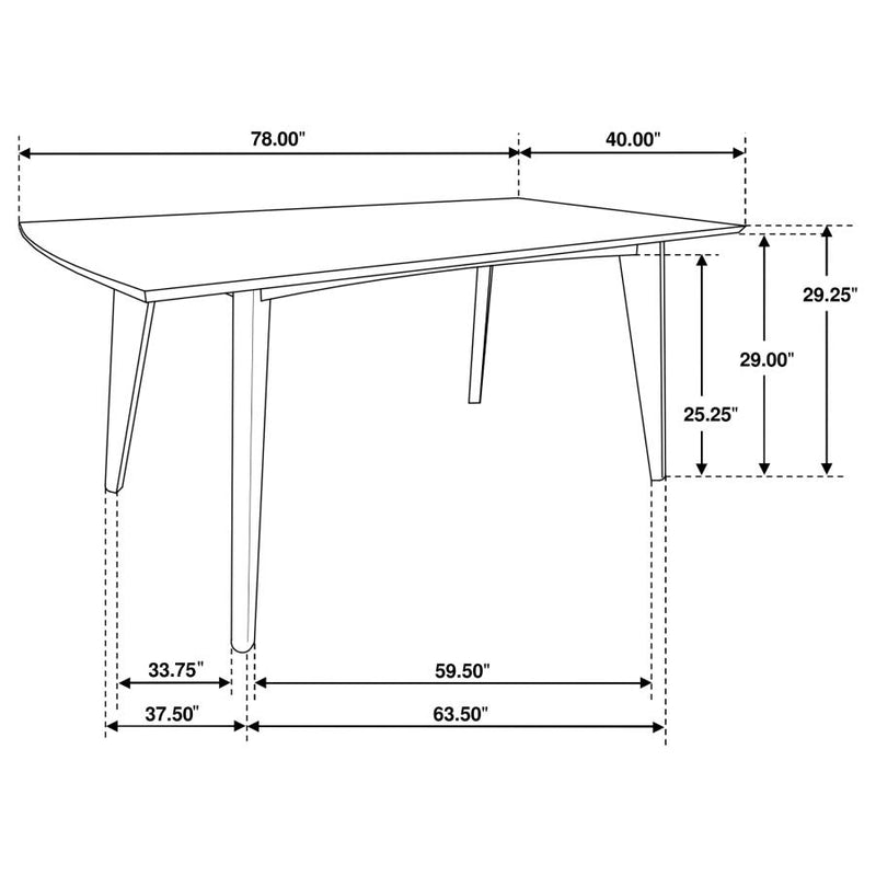 Malone Mid-Century Dining Set by Clayson Design