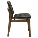 The Reid Vintage Walnut Dining Chair Set by Clayson Design