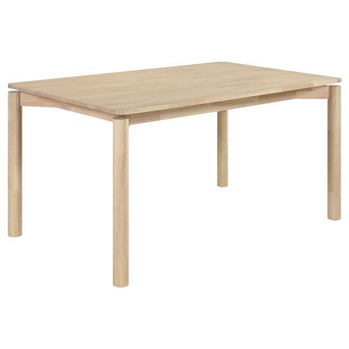 The Parkview Whitewashed Rectangular Dining Table by Clayson Design