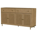 The Arbour Sand-Wash Cane Sideboard by Relani Family Furniture