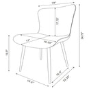 Horizon 5-Piece Extendable Dining Set by James Gareth Designs