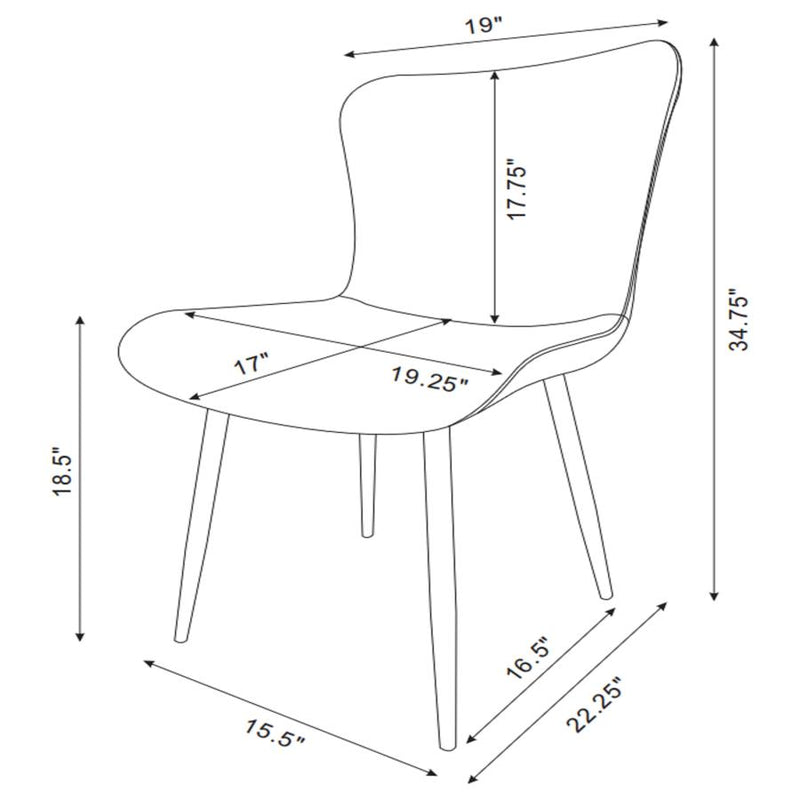 Horizon 5-Piece Extendable Dining Set by James Gareth Designs