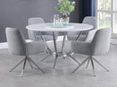 The Abby 54" Round Dining Table Set by James Gareth Designs