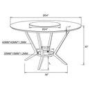 The Abby 54" Round Dining Table Set by James Gareth Designs