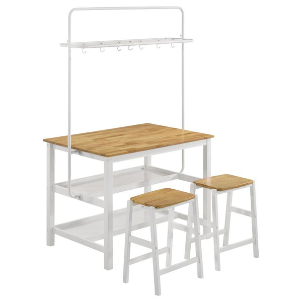 The Ellington Modern Farmhouse Kitchen Island Set by Luxe Farmhouse