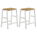 The Harper Backless Counter Stool (Set of 2) by Luxe Farmhouse