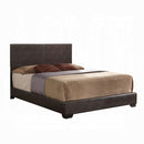 The Dalton Faux Leather Platform Bed by Clayson Design