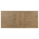 Marlowe Stately Wood Dining Table with Leaf Extension 71" > 89" long