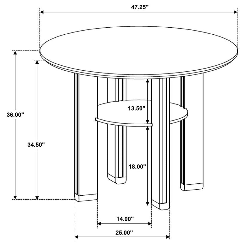 Ottowa Round Counter Height Dining Set by Clayson Design