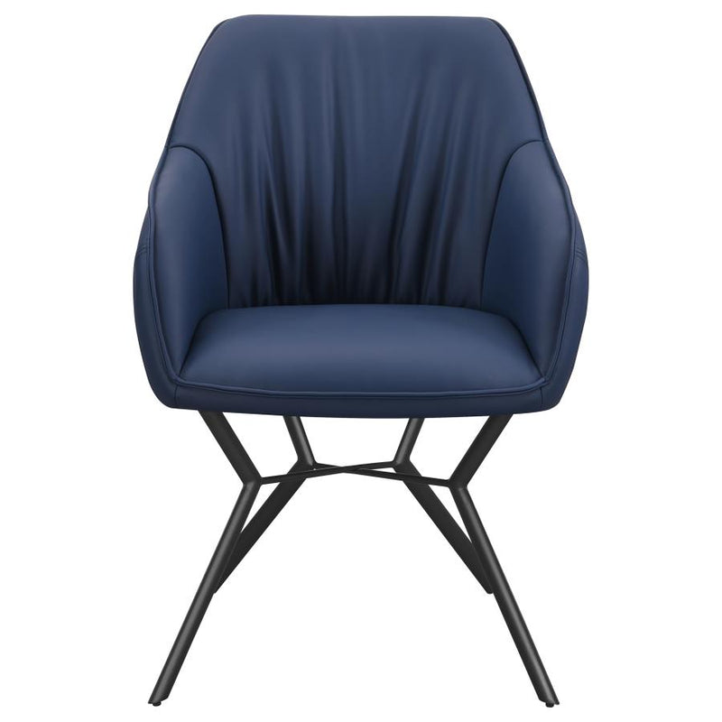 The Callista Two-Tone Dining Arm Chair Set by Clayson Design