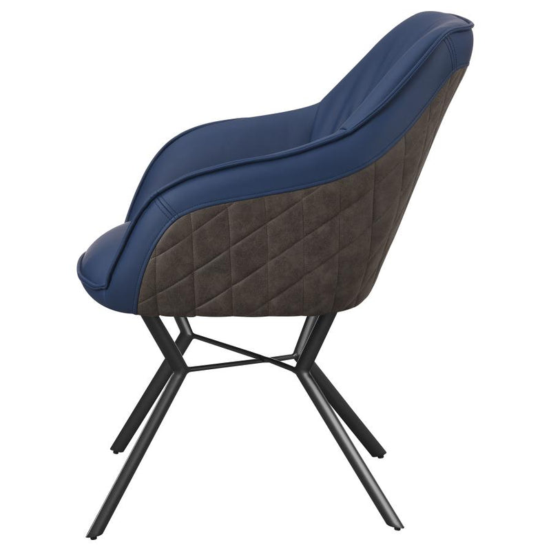 The Callista Two-Tone Dining Arm Chair Set by Clayson Design