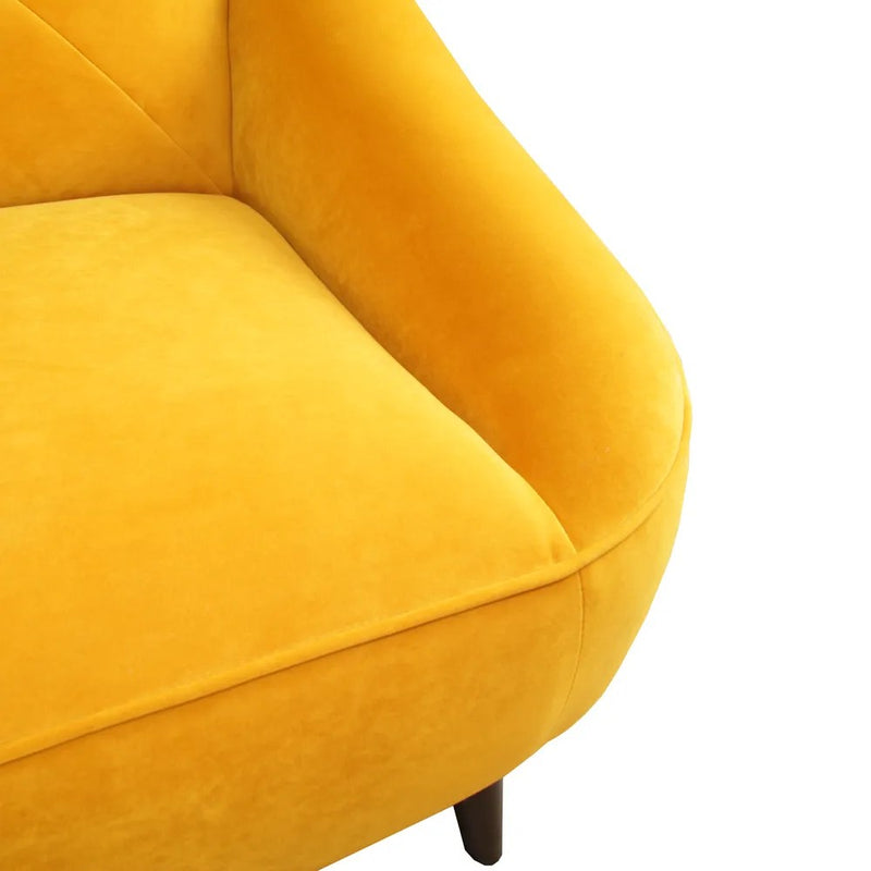 The Marlowe Modern Curve Sofa by Clayson Design