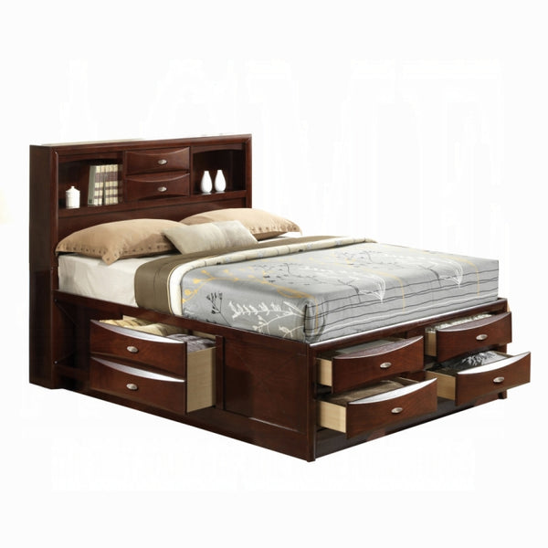 The Emery Transitional King Storage Bed by Relani Family Furniture