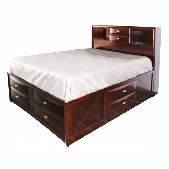 The Emery Transitional King Storage Bed by Relani Family Furniture