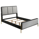 The Arini Upholstered Coastal Bed by Clayson Design