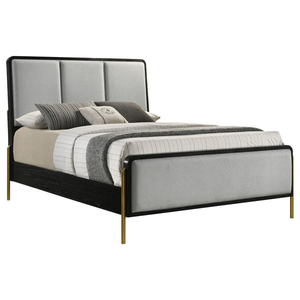 The Arini Upholstered Coastal Bed by Clayson Design