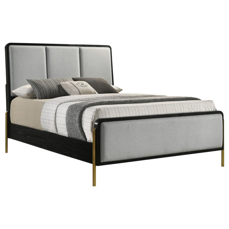 The Arini Upholstered Coastal Bed by Clayson Design