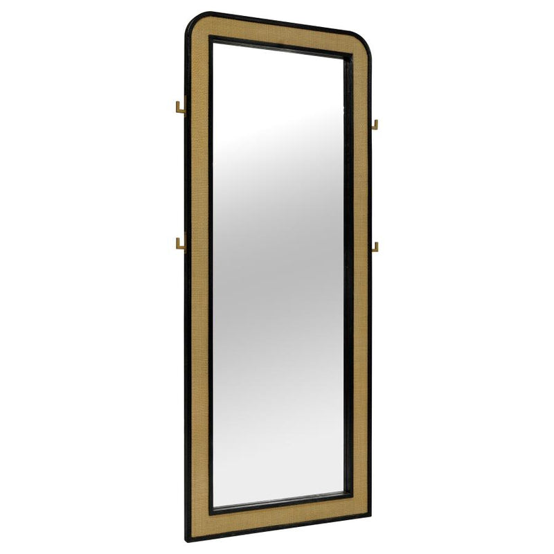 The Arini Cane Standing Mirror by James Gareth Designs