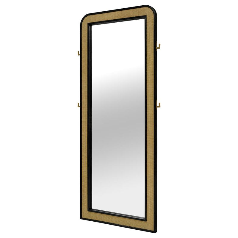 The Arini Cane Standing Mirror by James Gareth Designs