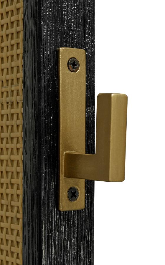 The Arini Cane Standing Mirror by James Gareth Designs