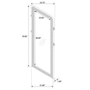 The Arini Cane Standing Mirror by James Gareth Designs