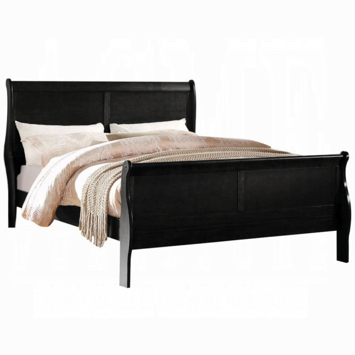 The Louis Serenity Eastern King Sleigh Bed by Reylani Family Furniture