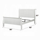 The Louis Luminis Eastern King Sleigh Bed by Reylani Family Furniture