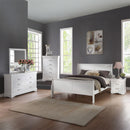 The Louis Luminis Eastern King Sleigh Bed by Reylani Family Furniture