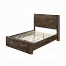 The Rowen Rustic Storage Bed by Reylani Family Furniture